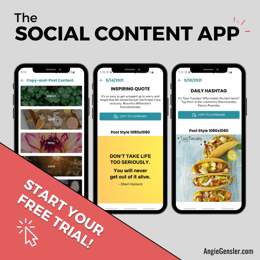Social Content App