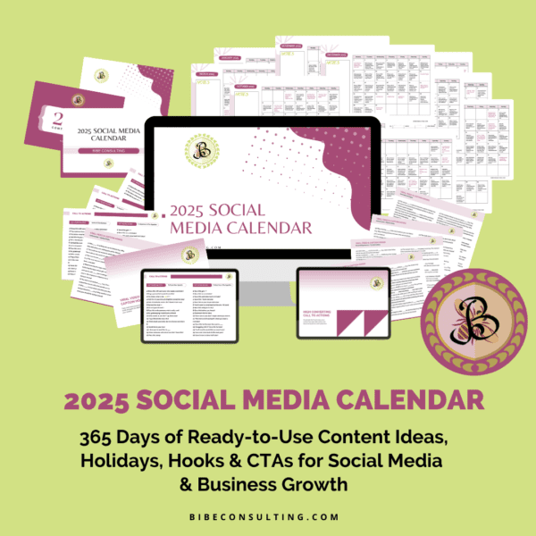 2025 Social Media Calendar Toolkit - Image 2