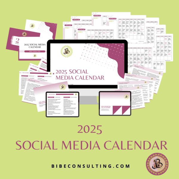 2025 social media Calendar